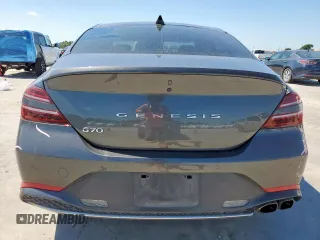 2023 Genesis G70 2.0T z VIN KMTG34TA6PU113067, wystawiony jako Copart lot #55523925 z przebiegiem 30 942 mil mil oraz Szkoda całkowita • Salvage title. Historia ofert i sprzedaży dostępna na DreamBid. Obrazek 6.