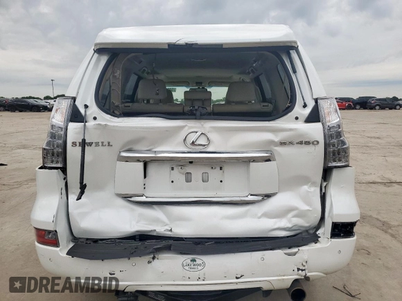 2018 Lexus GX 460 with VIN JTJBM7FX6J5192374, listed as a Copart auction lot 58232455 with 63,395 mi miles and Salvage title. Bid and sale history available at DreamBid. Image 6.