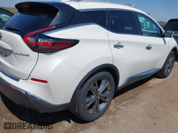 2019 Nissan Murano S with VIN 5N1AZ2MJ2KN133403, listed as a IAAI auction lot 41995731 with 61,512 mi miles and . Bid and sale history available at DreamBid. Image 4.
