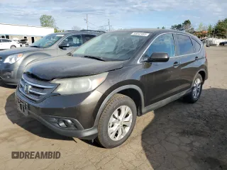 2014 Honda CR-V EX with VIN 5J6RM4H57EL034990, listed as a Copart auction lot 55042465 with 157,463 mi miles and Salvage Title. Bid and sale history available at DreamBid. Image 1.