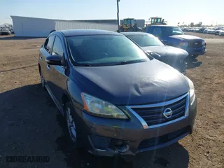 2015 Nissan Sentra S with VIN 3N1AB7AP3FY261272, listed as a IAAI auction lot 41891862 with 122,324 mi miles. Bid and sale history available at carsss.com. Image 1.