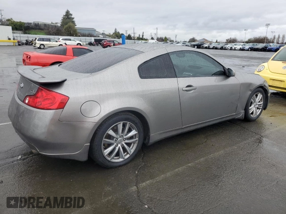 2005 Infiniti G35 Coupe with VIN JNKCV54E15M419345, listed as a Copart auction lot 43798075 with 187,908 mi miles and Salvage Title. Bid and sale history available at carsss.com. Image 3.