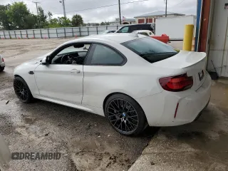2021 BMW M2 Competition with VIN WBS2U7C00M7H59628, listed as a Copart auction lot 71057954 with 26,581 mi miles and Non Repairable. Bid and sale history available at carsss.com. Image 2.