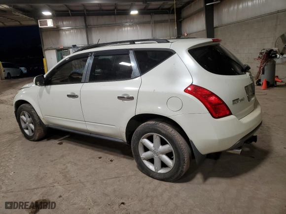 2004 Nissan Murano SE with VIN JN8AZ08W24W325419, listed as a Copart auction lot 43285385 with 97,151 mi miles and Clean Title. Bid and sale history available at carsss.com. Image 2.