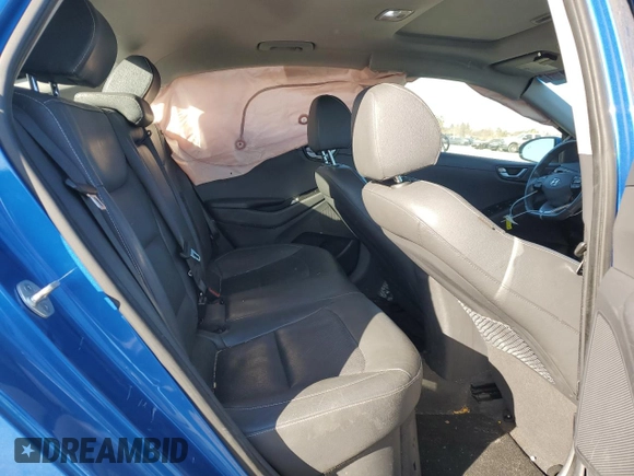 2017 Hyundai Ioniq Limited with VIN KMHC85LC7HU018827, listed as a Copart auction lot 42440655 with 125,104 mi miles and Salvage Title. Bid and sale history available at DreamBid. Image 10.
