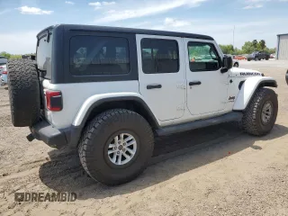 2018 Jeep Wrangler Unlimited Rubicon with VIN 1C4HJXFG9JW308991, listed as a Copart auction lot 53638955 with 95,508 mi miles and Salvage title. Bid and sale history available at DreamBid. Image 3.