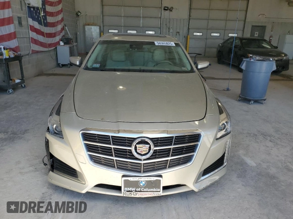 2014 Cadillac CTS Luxury AWD with VIN 1G6AX5S38E0130350, listed as a Copart auction lot 56565825 with 167,699 mi miles and Salvage title. Bid and sale history available at DreamBid. Image 5.