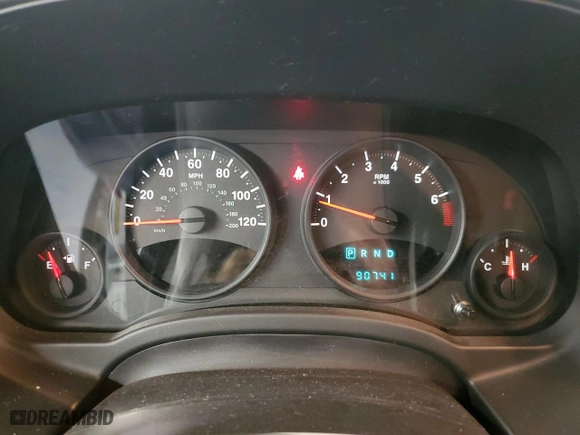 2012 Jeep Compass Latitude with VIN 1C4NJCEB4CD636707, listed as a Copart auction lot 80310414 with 90,741 mi miles and Clean Title. Bid and sale history available at carsss.com. Image 9.