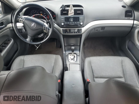 2007 Acura TSX with VIN JH4CL968X7C009091, listed as a Copart auction lot 60789755 with 303,504 mi miles and Salvage title. Bid and sale history available at DreamBid. Image 8.