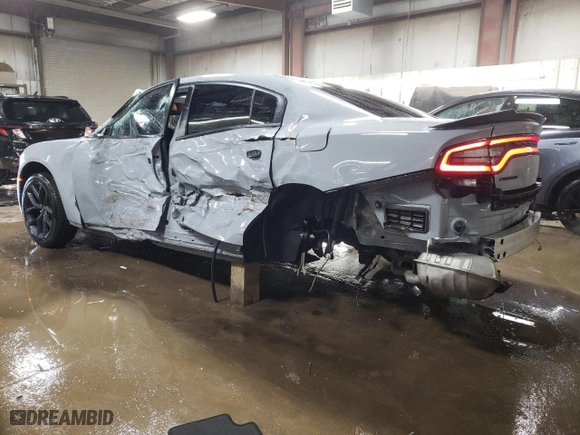 2022 Dodge Charger SXT with VIN 2C3CDXBG9NH145744, listed as a Copart auction lot 47027085 with 35,555 mi miles and Salvage Title. Bid and sale history available at carsss.com. Image 2.