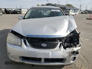 2006 Kia Spectra with VIN KNAFE161965272850, listed as a Copart auction lot 75538594 with 80,284 mi miles and Salvage Title. Bid and sale history available at carsss.com. Image 5.