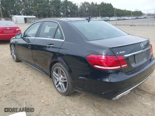 2015 Mercedes-Benz E-Class E 400 with VIN WDDHF6HB3FB159219, listed as a IAAI auction lot 41888536 with 99,130 mi miles. Bid and sale history available at carsss.com. Image 3.