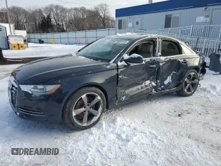 2013 Audi A6 2.0T Premium Plus with VIN WAUGFAFC9DN129638, listed as a Copart auction lot 88007515 with 0 mi miles and Salvage Title. Bid and sale history available at carsss.com. Image 1.