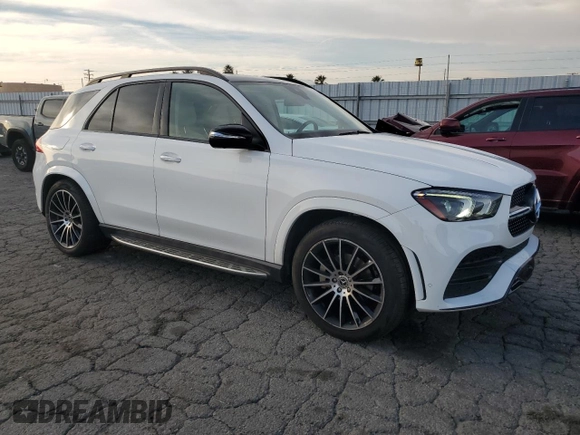 2021 Mercedes-Benz GLE 350 with VIN 4JGFB4KB8MA436066, listed as a Copart auction lot 45682765 with 20,515 mi miles and Salvage title. Bid and sale history available at DreamBid. Image 4.