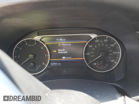 2022 Nissan Altima SV z VIN 1N4BL4DVXNN302361, wystawiony jako Copart lot #57465925 z przebiegiem 62 003 mil mil oraz Szkoda całkowita • Salvage title. Historia ofert i sprzedaży dostępna na DreamBid. Obrazek 9.