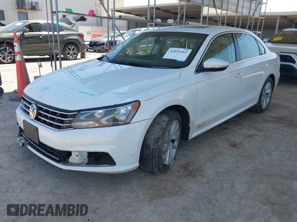 2018 Volkswagen Passat SE with VIN 1VWBA7A30JC052183, listed as a IAAI auction lot 42019565 with 105,743 mi miles and . Bid and sale history available at DreamBid. Image 18.