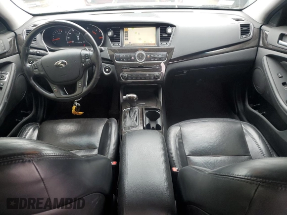 2014 Kia Cadenza Premium with VIN KNALN4D7XE5128265, listed as a Copart auction lot 65927464 with 99,127 mi miles and Salvage Title. Bid and sale history available at carsss.com. Image 8.