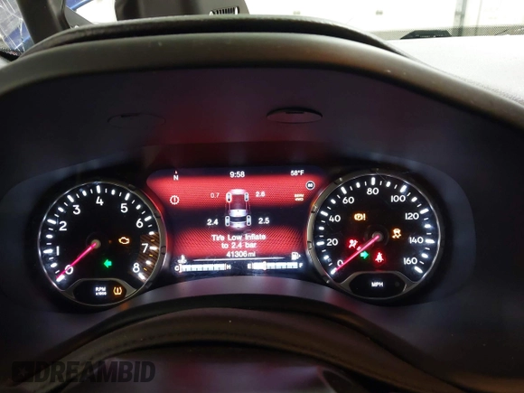 2021 Jeep Renegade Latitude with VIN ZACNJDBB8MPN35325, listed as a IAAI auction lot 42407352 with 41,306 mi miles and . Bid and sale history available at DreamBid. Image 7.