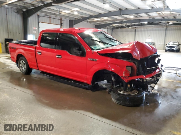 2018 Ford F-150 XL with VIN 1FTFW1E54JFA73731, listed as a Copart auction lot 56918885 with 125,486 mi miles and Clean title. Bid and sale history available at DreamBid. Image 4.