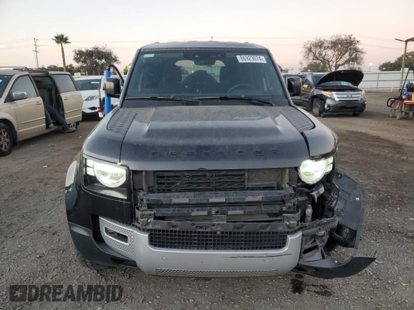 2023 Land Rover Defender with VIN SALEK7EX2P2143408, listed as a Copart auction lot 86923074 with 44,686 mi miles and Salvage title. Bid and sale history available at DreamBid. Image 5.