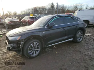 2022 Audi Q5 Sportback S line Premium Plus with VIN WA15AAFY6N2107307, listed as a Copart auction lot 81544024 with Not provided miles and Salvage title. Bid and sale history available at DreamBid. Image 1.