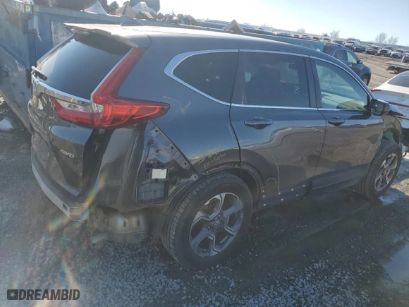 2019 Honda CR-V EX with VIN 7FARW2H52KE006215, listed as a Copart auction lot 87748865 with 124,335 mi miles and Salvage Title. Bid and sale history available at carsss.com. Image 3.