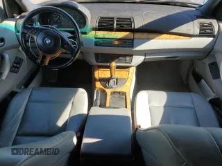 2002 BMW X5 3.0i with VIN 5UXFA53552LP30630, listed as a Copart auction lot 75921764 with 157,669 mi miles and Salvage Title. Bid and sale history available at carsss.com. Image 8.