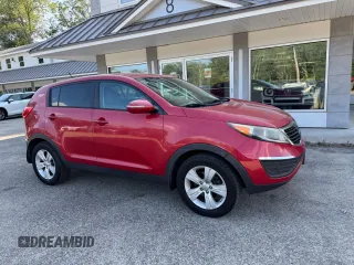 2013 Kia Sportage LX with VIN KNDPB3A26D7461145, listed as a Copart auction lot 65462965 with 166,032 mi miles and Clean title. Bid and sale history available at DreamBid. Image 1.