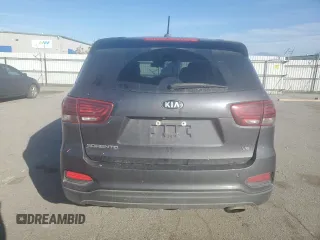 2019 Kia Sorento LX with VIN 5XYPG4A55KG455080, listed as a Copart auction lot 46253135 with 112,415 mi miles and Salvage Title. Bid and sale history available at DreamBid. Image 6.
