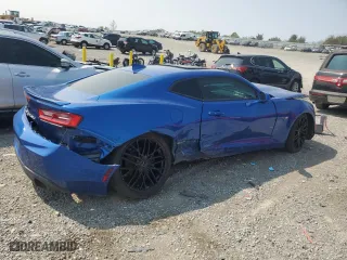2018 Chevrolet Camaro 2LT with VIN 1G1FD1RS6J0121229, listed as a Copart auction lot 69922754 with 0 mi miles and Salvage Title. Bid and sale history available at carsss.com. Image 3.