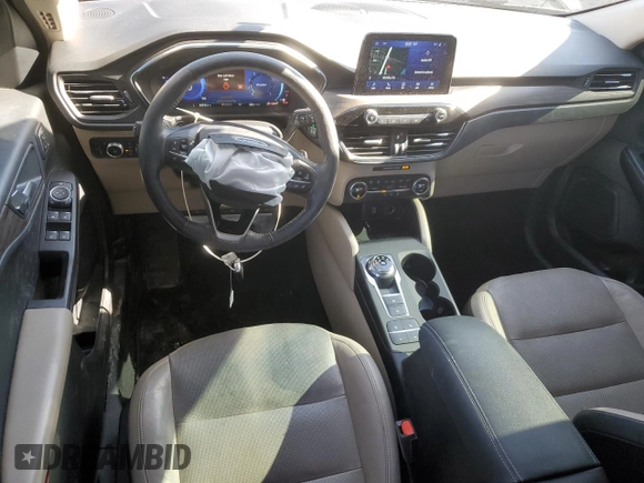 2020 Ford Escape Titanium with VIN 1FMCU9J92LUB45598, listed as a Copart auction lot 42088215 with 65,578 mi miles and Salvage title. Bid and sale history available at DreamBid. Image 8.