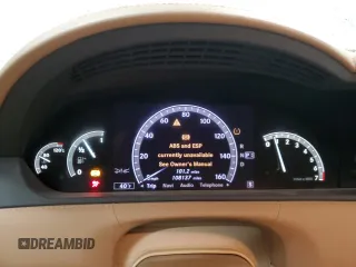2008 Mercedes-Benz CL-Class V8 with VIN WDDEJ71X78A015887, listed as a Copart auction lot 86195154 with 108,137 mi miles and Salvage Title. Bid and sale history available at carsss.com. Image 9.