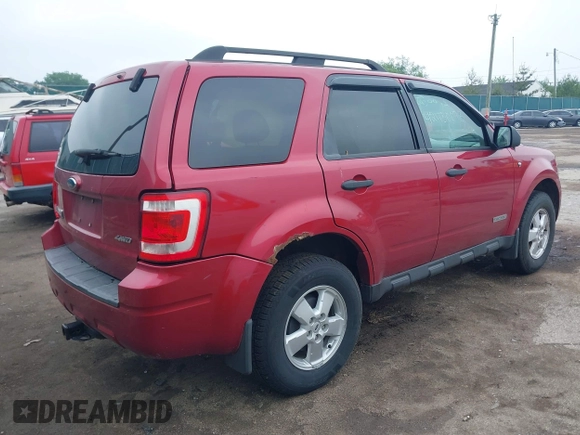 2008 Ford Escape XLT with VIN 1FMCU93138KD90369, listed as a IAAI auction lot 42430073 with Not provided miles and . Bid and sale history available at DreamBid. Image 4.