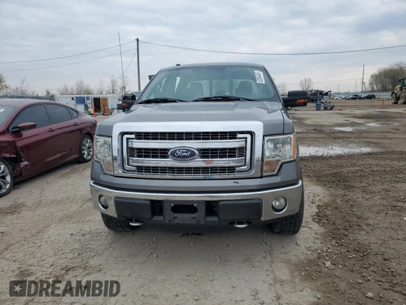 2014 Ford F-150 XL with VIN 1FTFW1EF4EKF02873, listed as a Copart auction lot 52884345 with 326,296 mi miles and Salvage Title. Bid and sale history available at carsss.com. Image 5.