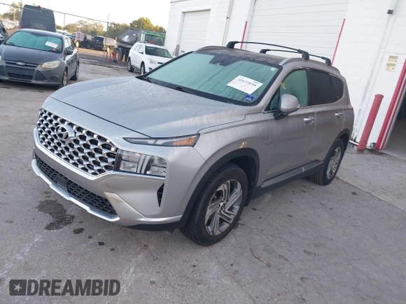 2021 Hyundai Santa Fe SEL with VIN 5NMS34AJ3MH361677, listed as a IAAI auction lot 40639858 with 44,277 mi miles. Bid and sale history available at carsss.com. Image 17.