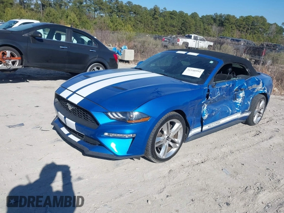 2020 Ford Mustang EcoBoost with VIN 1FATP8UH8L5157974, listed as a IAAI auction lot 41348994 with 48,148 mi miles and . Bid and sale history available at carsss.com. Image 2.