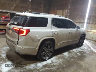 2017 GMC Acadia Denali with VIN 1GKKNXLSXHZ220841, listed as a Copart auction lot 44136445 with 126,068 mi miles and Salvage Title. Bid and sale history available at carsss.com. Image 3.