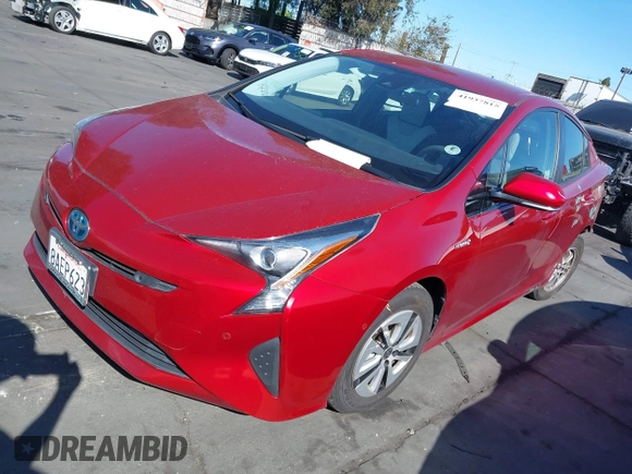 2017 Toyota Prius Two with VIN JTDKBRFU7H3566703, listed as a IAAI auction lot 41937815 with 85,354 mi miles and . Bid and sale history available at carsss.com. Image 17.
