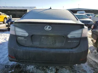 2010 Lexus HS 250h with VIN JTHBB1BA5A2003303, listed as a Copart auction lot 42003095 with Not Provided miles and Salvage Title. Bid and sale history available at DreamBid. Image 6.