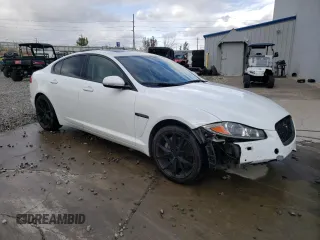 2013 Jaguar XF V6 SC with VIN SAJWJ0EFXD8S80460, listed as a Copart auction lot 81406734 with 122,972 mi miles and Salvage Title. Bid and sale history available at carsss.com. Image 4.