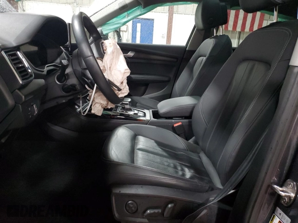 2022 Audi Q5 S line Premium Plus with VIN WA1EAAFY2N2120863, listed as a Copart auction lot 58784045 with 35,020 mi miles and Salvage title. Bid and sale history available at DreamBid. Image 7.