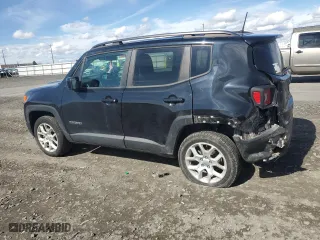 2018 Jeep Renegade Latitude with VIN ZACCJBBB0JPH56945, listed as a Copart auction lot 50449385 with 76,939 mi miles and Salvage Title. Bid and sale history available at carsss.com. Image 2.
