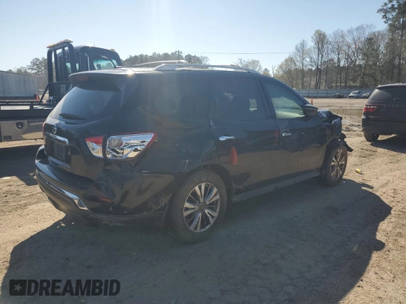 2018 Nissan Pathfinder SV with VIN 5N1DR2MNXJC628295, listed as a Copart auction lot 48400145 with 194,549 mi miles and Salvage title. Bid and sale history available at DreamBid. Image 3.