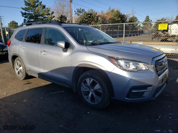 2019 Subaru Ascent Premium with VIN 4S4WMAFDXK3472282, listed as a Copart auction lot 46962693 with 33,154 mi miles. Bid and sale history available at carsss.com. Image 4.