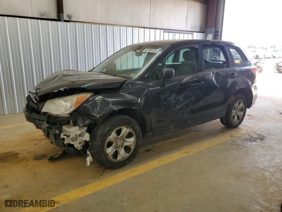 2015 Subaru Forester 2.5i with VIN JF2SJAACXFH509304, listed as a Copart auction lot 48796125 with 79,928 mi miles and Salvage Title. Bid and sale history available at carsss.com. Image 1.