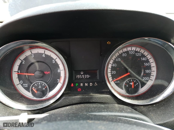 2013 Dodge Grand Caravan SXT with VIN 2C4RDGBG4DR758787, listed as a Copart auction lot 49152665 with 195,939 mi miles and Salvage Title. Bid and sale history available at carsss.com. Image 9.