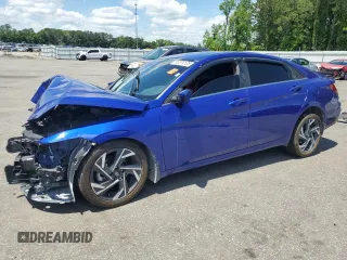 2024 Hyundai Elantra SEL with VIN KMHLS4DG0RU786258, listed as a Copart auction lot 56374125 with 16,352 mi miles and Salvage title. Bid and sale history available at DreamBid. Image 1.