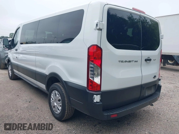 2023 Ford Transit Passenger XL with VIN 1FBAX2Y81PKA49071, listed as a IAAI auction lot 42309750 with 73,946 mi miles and . Bid and sale history available at DreamBid. Image 3.