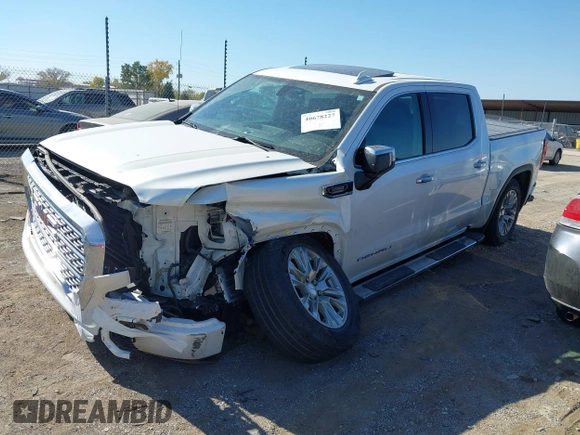 2020 GMC Sierra 1500 Denali with VIN 3GTU9FET8LG287861, listed as a IAAI auction lot 40678227 with 155,333 mi miles and . Bid and sale history available at carsss.com. Image 2.
