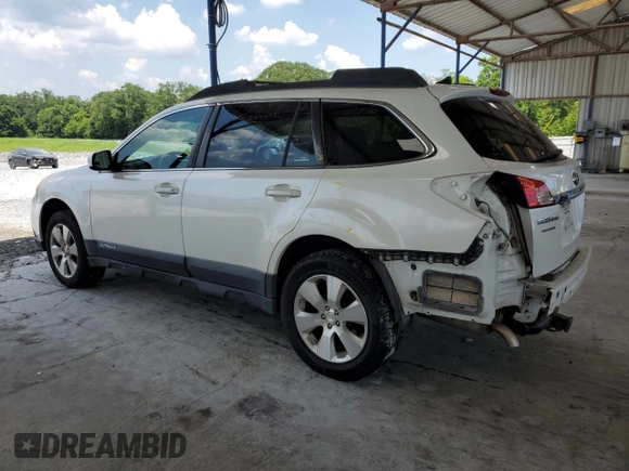 2011 Subaru Outback Limited Power Moon with VIN 4S4BRDKC8B2372945, listed as a Copart auction lot 61623255 with 197,799 mi miles and Salvage title. Bid and sale history available at DreamBid. Image 2.